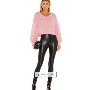 NWOT Commando Perfect Control Faux Leather Legging in Black SZ S